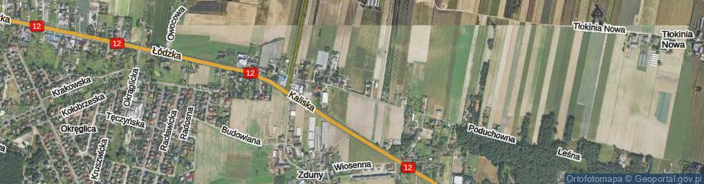 Zdjęcie satelitarne Poduchowna ul.